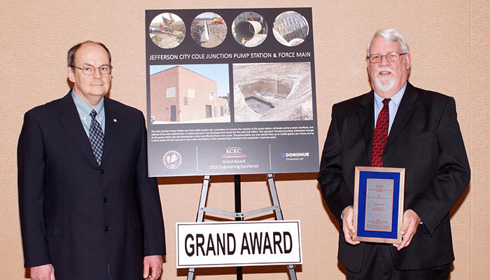 Jefferson City Project Receives ACEC Missouri Engineering Excellence Award Header Image